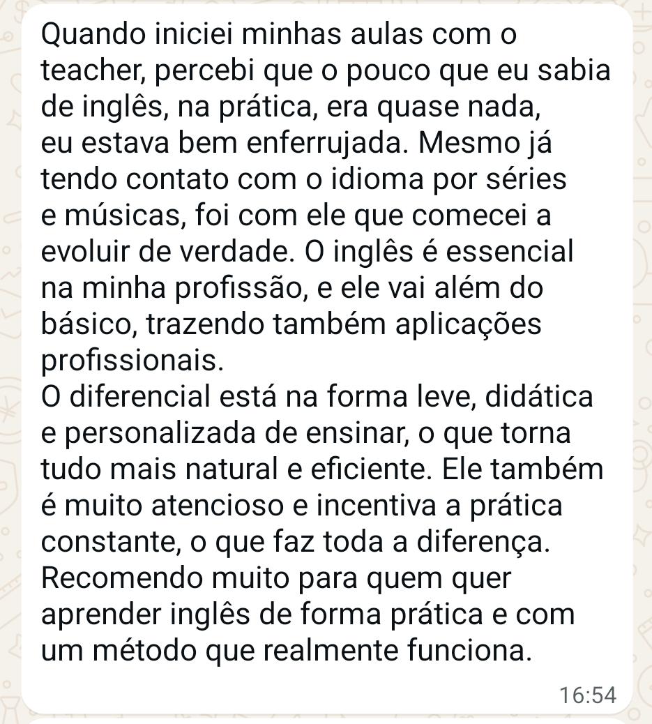 Depoimento de Stephany Brasil no WhatsApp